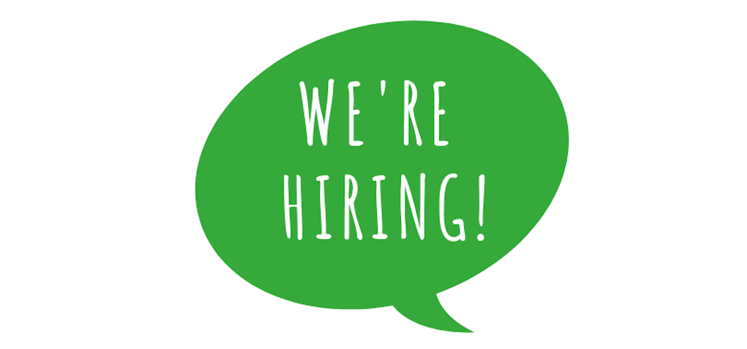 We're Hiring! We're Hiring!